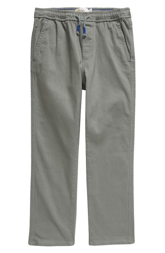 Mini Boden Kids' Slim Stretch Cotton Corduroy Pants In Grey Cord