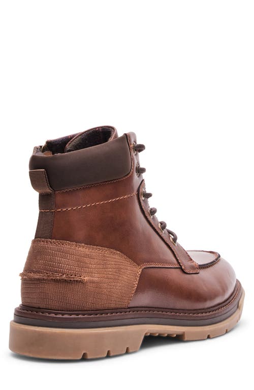 Madden Lennie Lug Sole Boot In Cognac