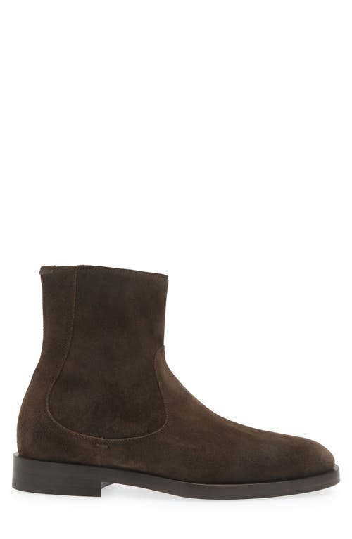 BRUNELLO CUCINELLI BRUNELLO CUCINELLI SUEDE ZIP BOOT 