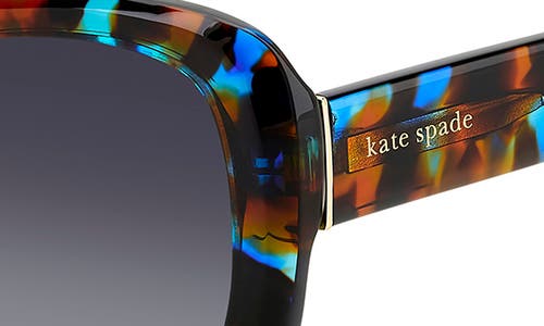 Kate Spade Elowen 55mm Gradient Round Sunglasses In Black  display picture 1
