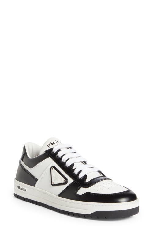 Prada Logo Sport Sneaker in Bianco/Nero at Nordstrom, Size 10Us
