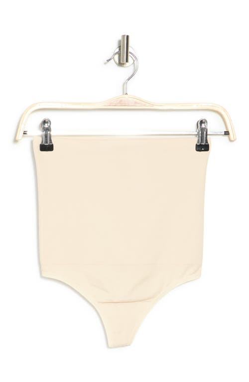 Shop Yummie By Heather Thomson High Waist Thong In Nude