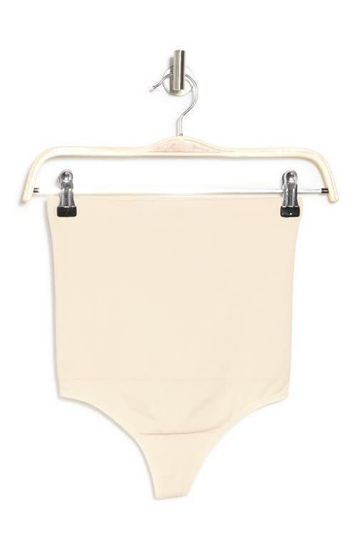 Yummie By Heather Thomson High Waist Thong In Nude