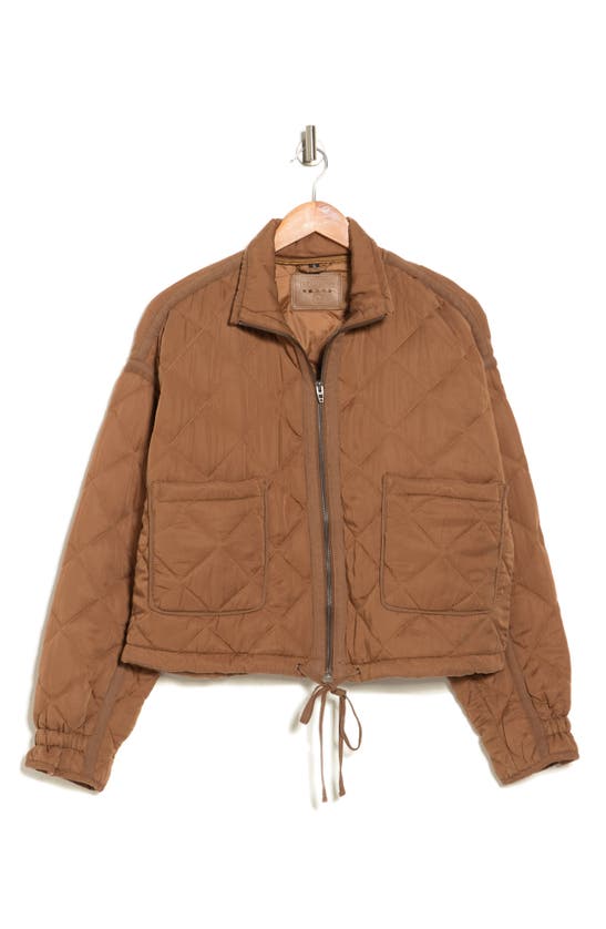 Blanknyc Cropped Quilted Jacket In Slightly Obsessed