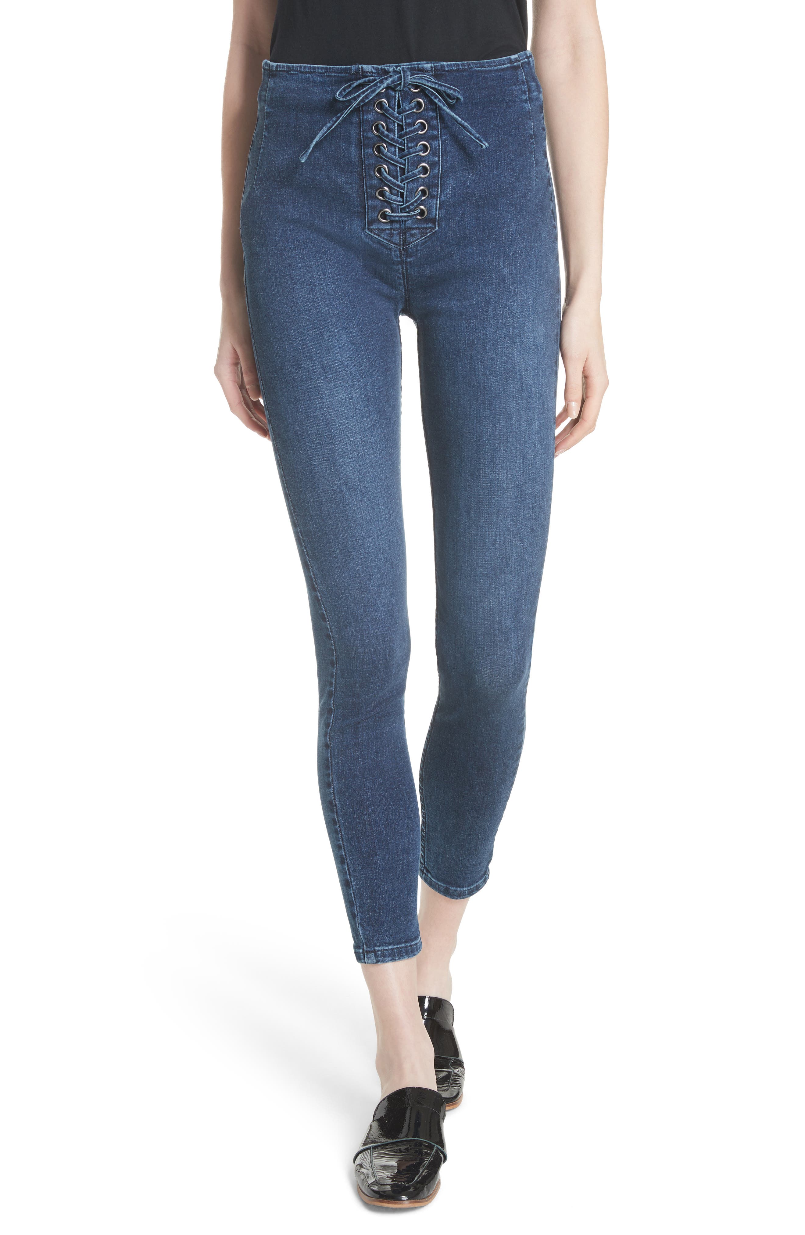 free people denim leggings