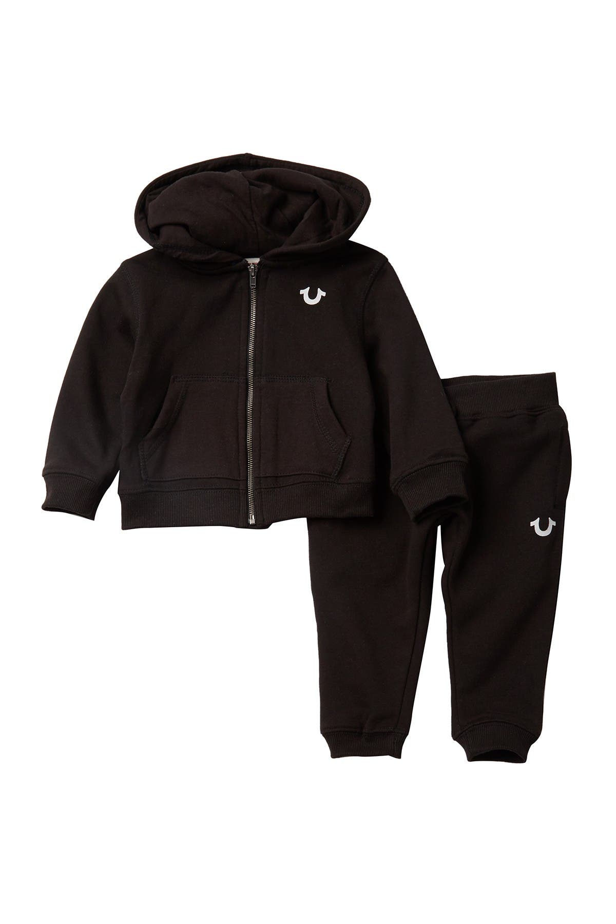 true religion sweatpants and hoodie