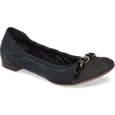 Agl Cap Toe Ballet Flat - Grey