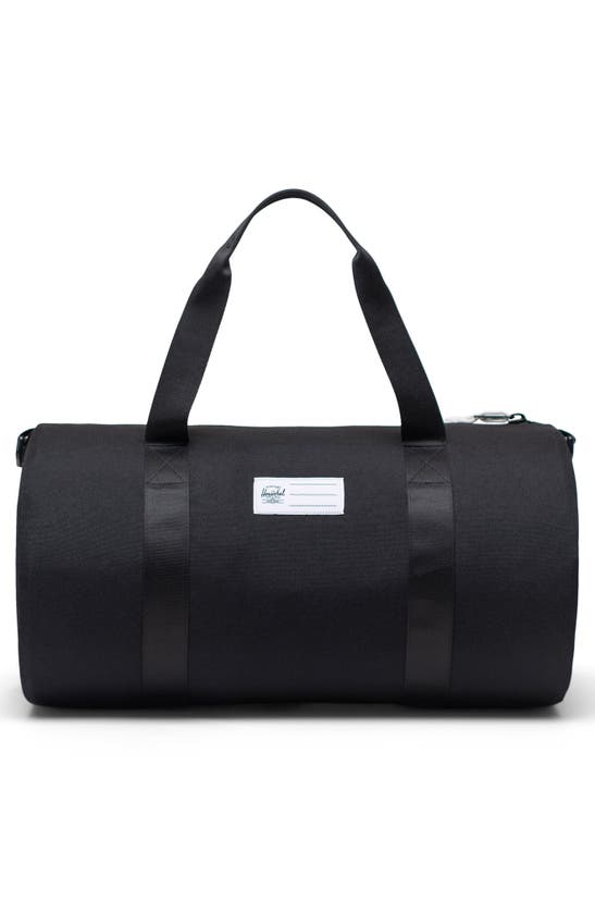 Shop Herschel Supply Co . Kids' Classic Duffle Bag In Black Distressed Checker