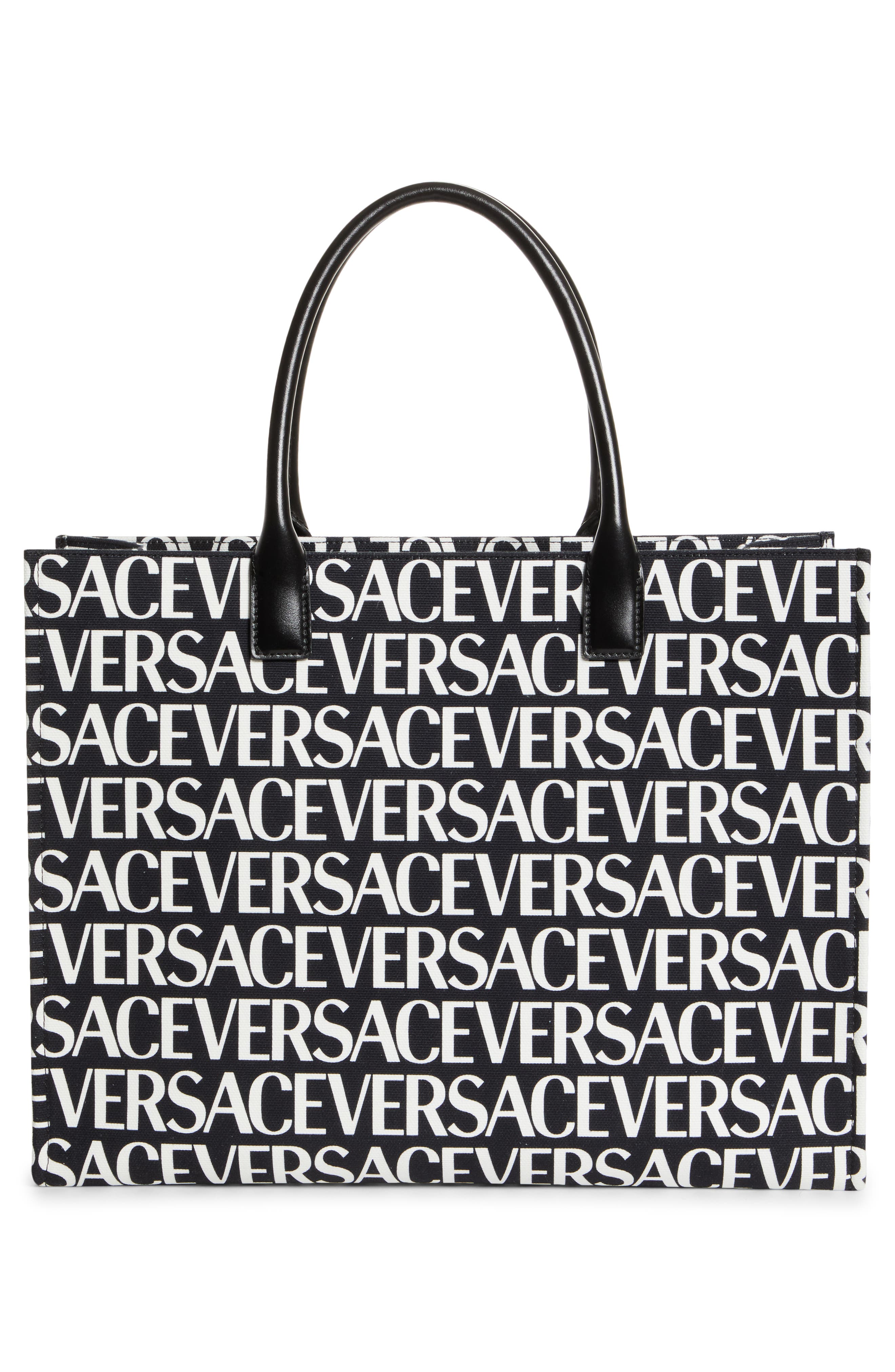 Versace La Medusa Canvas Tote Bag