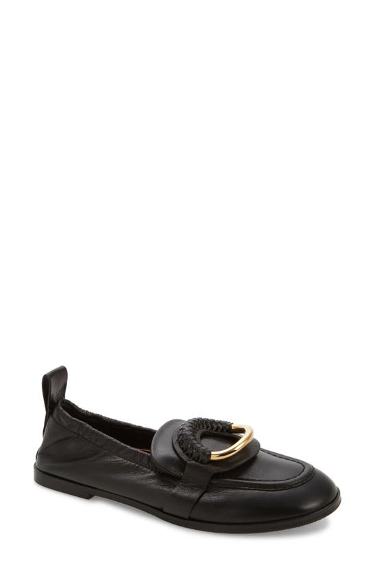 See By Chloé Hana Ring Embellished Loafer In Black