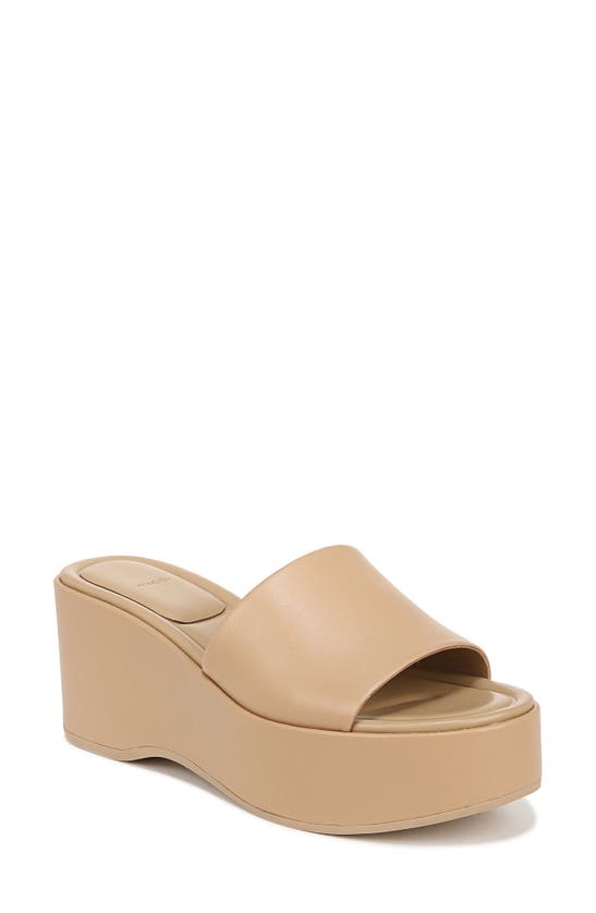 Shop Vince Polina Platform Sandal In Blonde