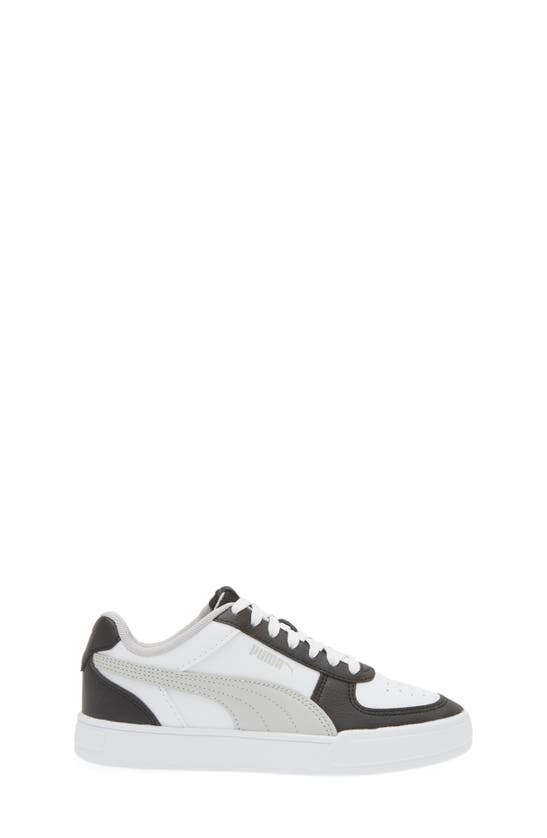 Shop Puma Kids' Carter Sneaker In  White-cool Light Gray