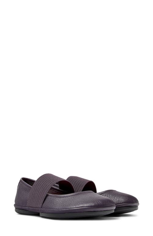 Shop Camper Right Nina Ballet Flat In Dark Purple