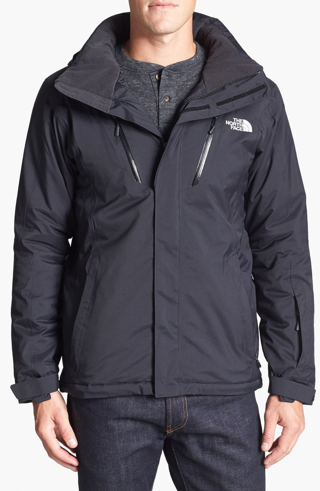 The North Face 'Bansko' HyVent® Waterproof Ski Jacket with Helmet