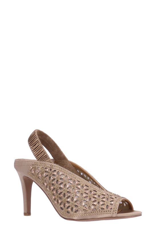 Shop J. Reneé Odila Slingback Sandal In Beige