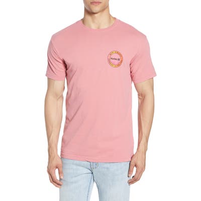 Hurley Circle Check Graphic T-Shirt, Pink