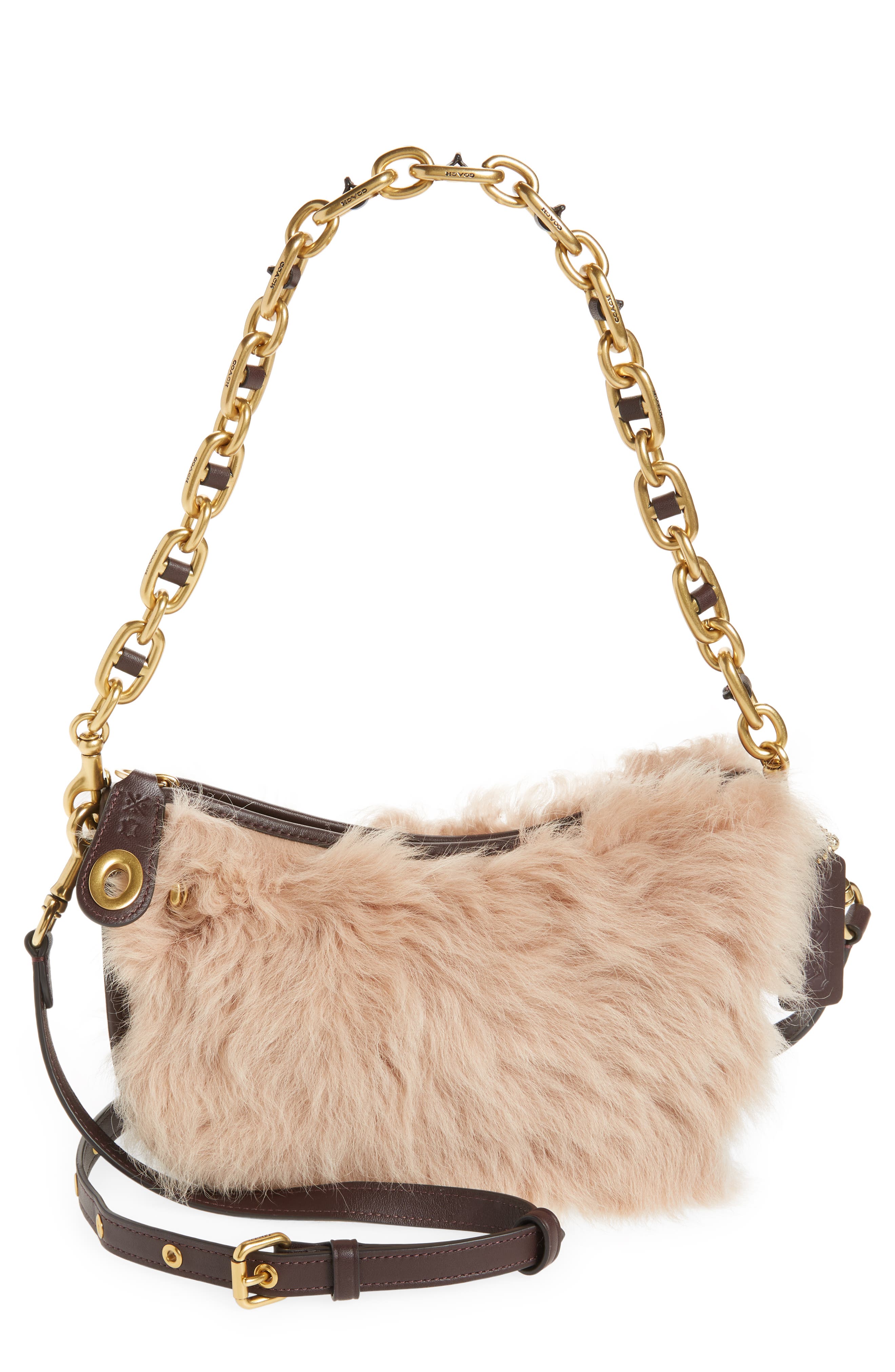 shearling handbag