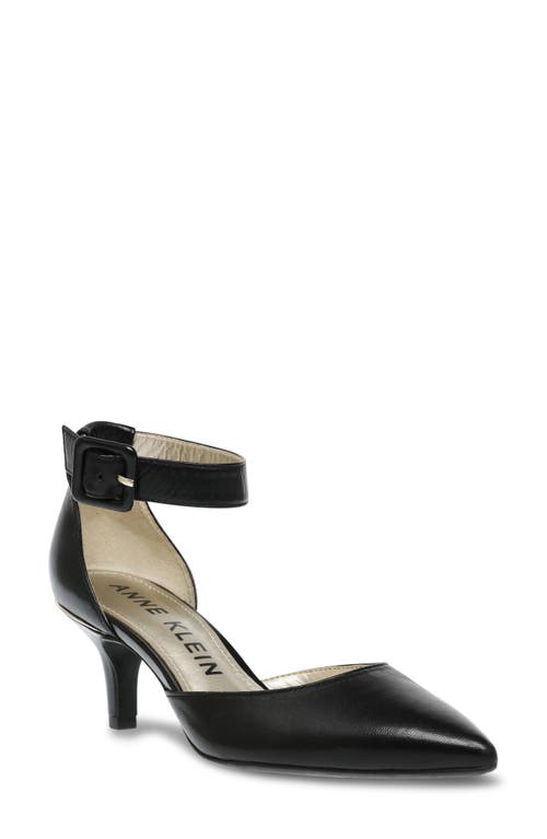 Anne Klein Fabulist Ankle Strap Pump In Black