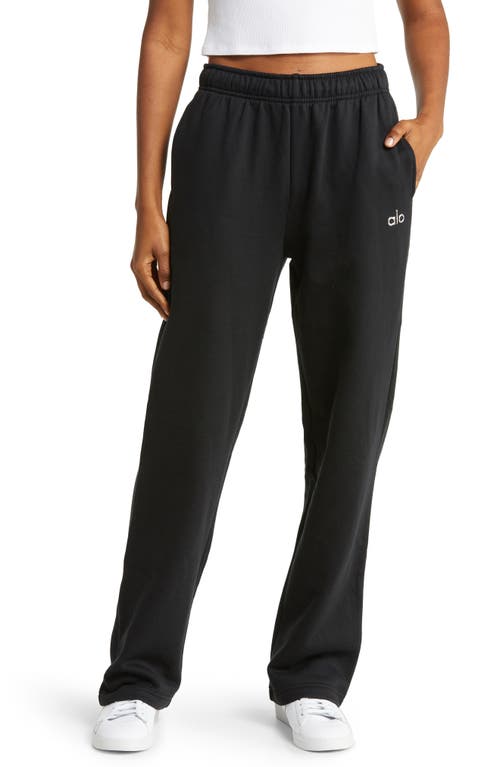 Alo Accolade Sweatpants High Waist Straight Leg French Terry