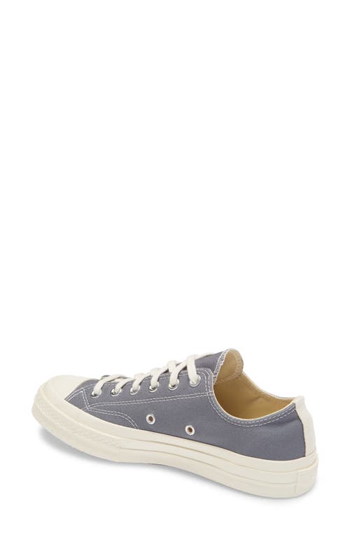 Shop Comme Des Garçons Play X Converse Chuck Taylor® Hidden Heart Low Top Sneaker In Grey