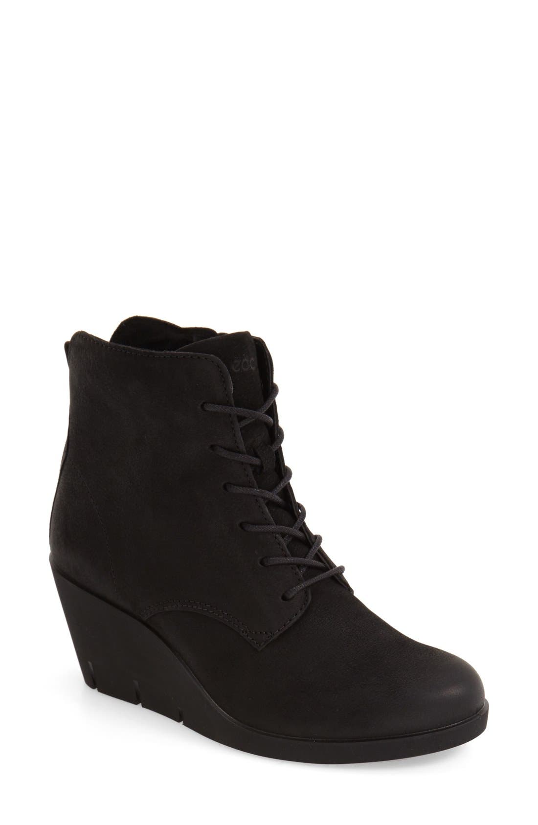 ecco bella wedge bootie