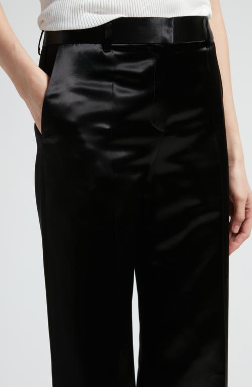 Shop The Row Encore Satin Pants In Black