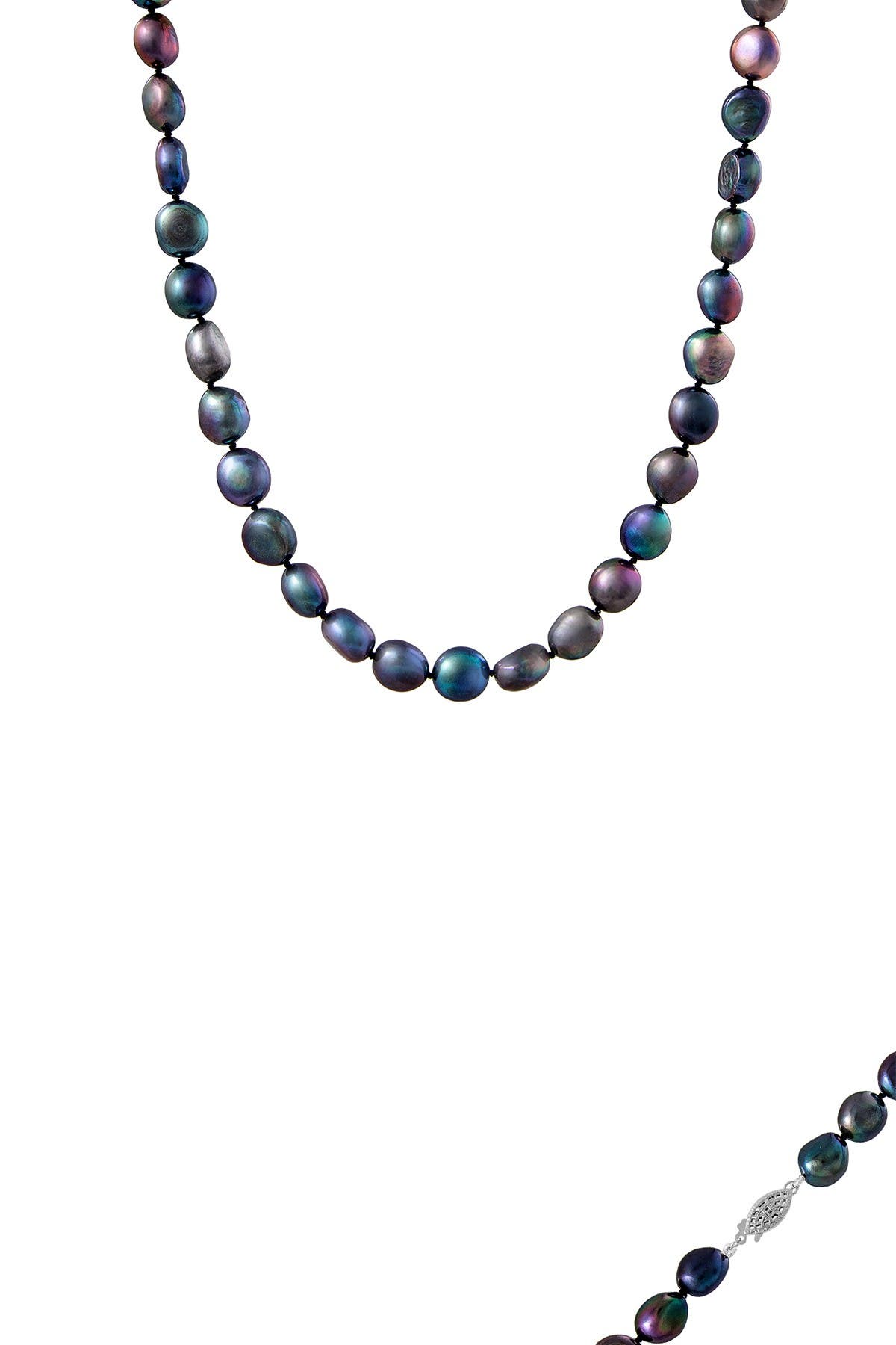 black baroque pearl necklace