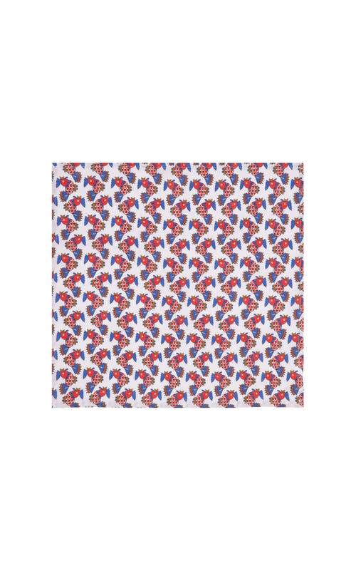 La Doublej Large Napkins Set Of 6 (45x45) Galletti Multicolor In Galletti Multicolor