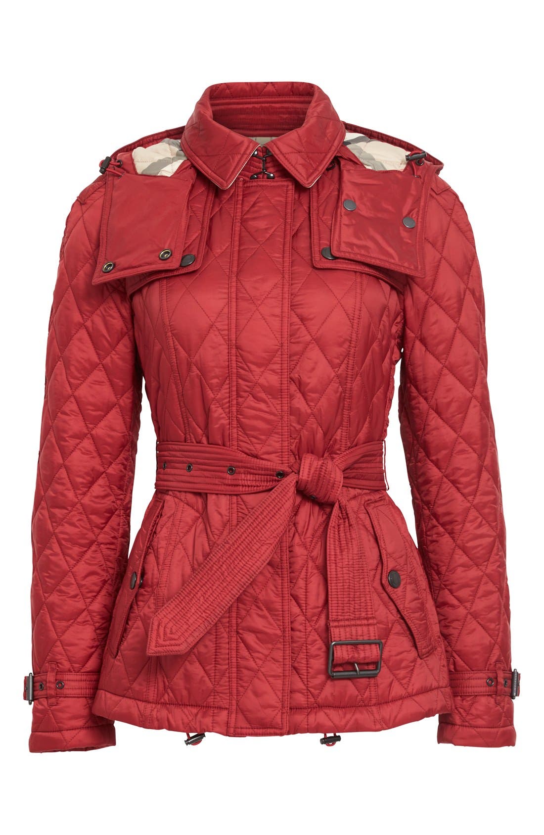 burberry finsbridge short quilted jacket