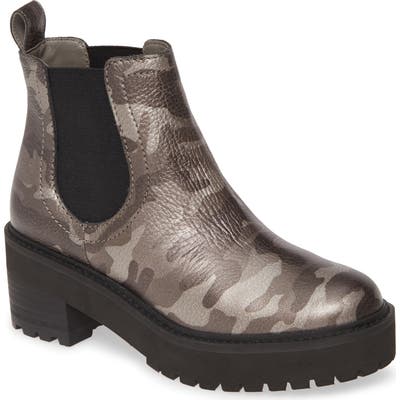 Linea Paolo Tate Platform Chelsea Boot- Grey