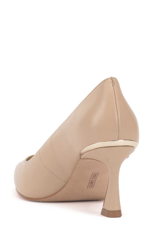 Shop Vince Camuto Sabrily Square Toe Pump In Soft Buff