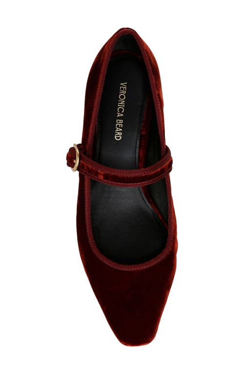 Shop Veronica Beard Cade Mary Jane Pump In Red Ochre