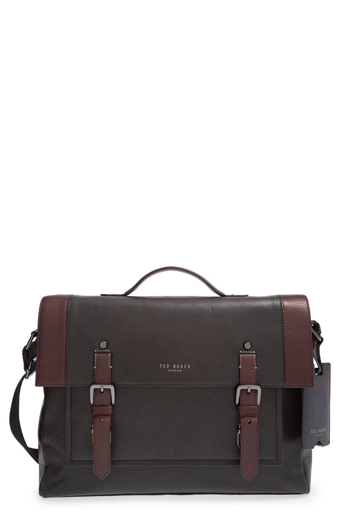 Ted Baker London 'Kantoo' Leather Briefcase Nordstrom