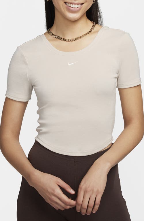 Nike Sportswear Chill Knit Top In Neutral