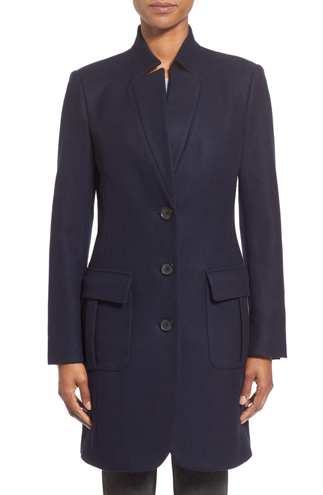 Pink Tartan Wool Car Coat Nordstrom
