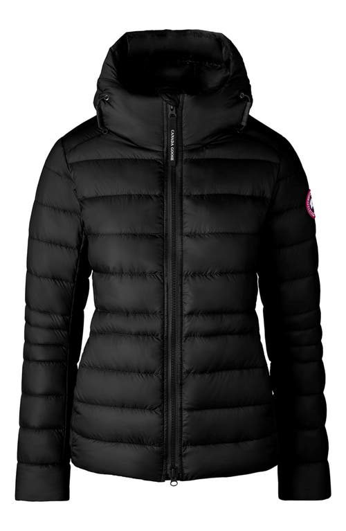 Canada Goose Cypress Packable Hooded 750-Fill-Power Down Puffer Jacket in Black - Noir