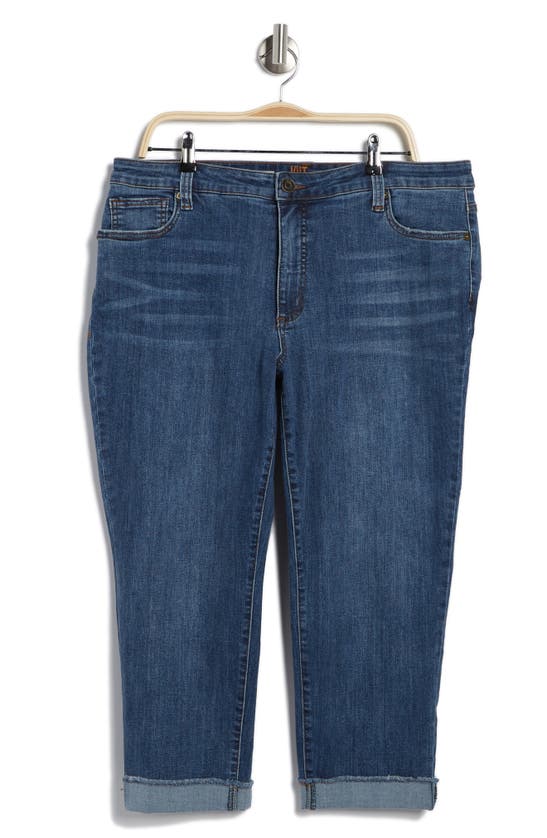 Kut From The Kloth Lucy Double Button High Waist Wide Leg Jeans In Aven