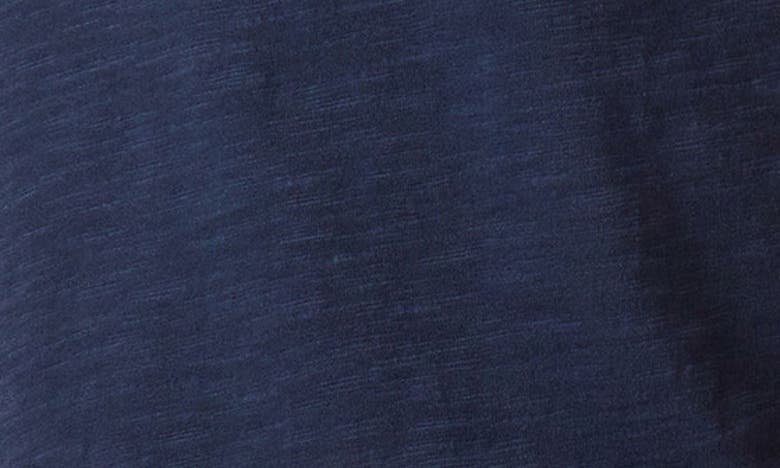 The Normal Brand Slub Pocket Polo In Navy