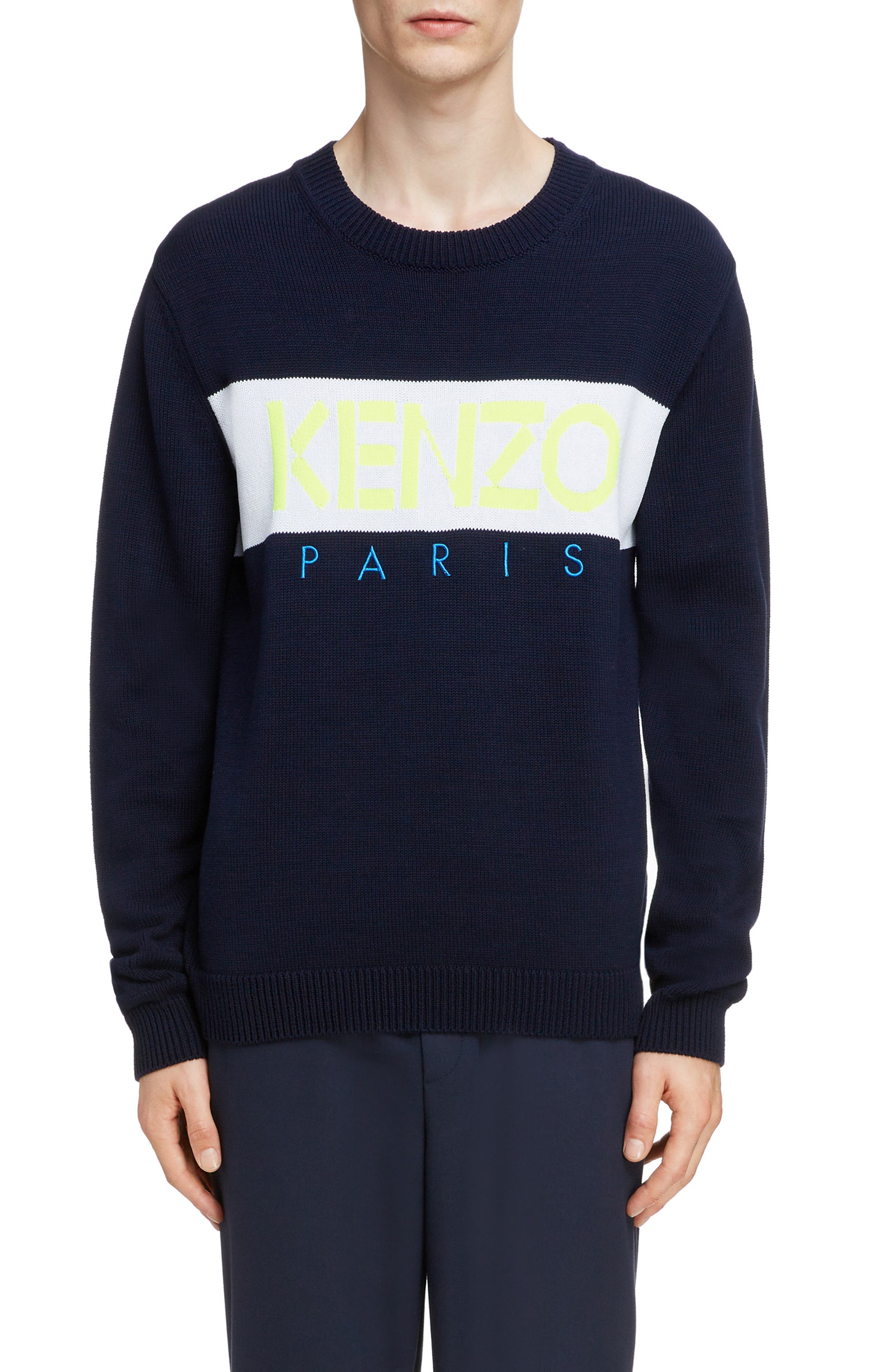 kenzo paris logo sweatshirt