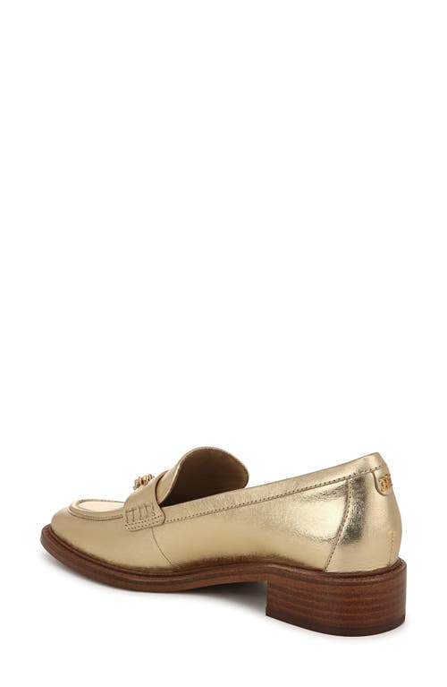 Shop Sam Edelman Denise Penny Loafer In Amber Gold