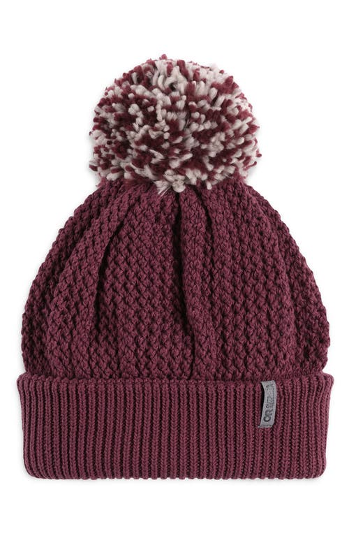 Outdoor Research Layer Up Pom Beanie in Kalamata/Ash