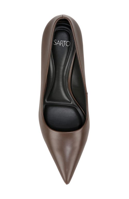 Shop Sarto By Franco Sarto Sage Pointed Toe Pump In Brown