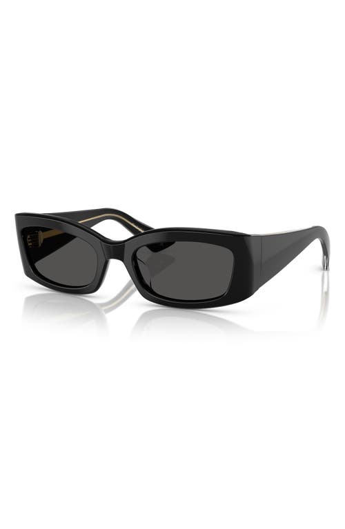 Oliver Peoples X Khaite 54mm Pillow Sunglasses In Black