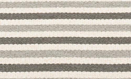 Shop Pappelina Teo Stripe Woven Indoor/outdoor Rug In Grey Tones