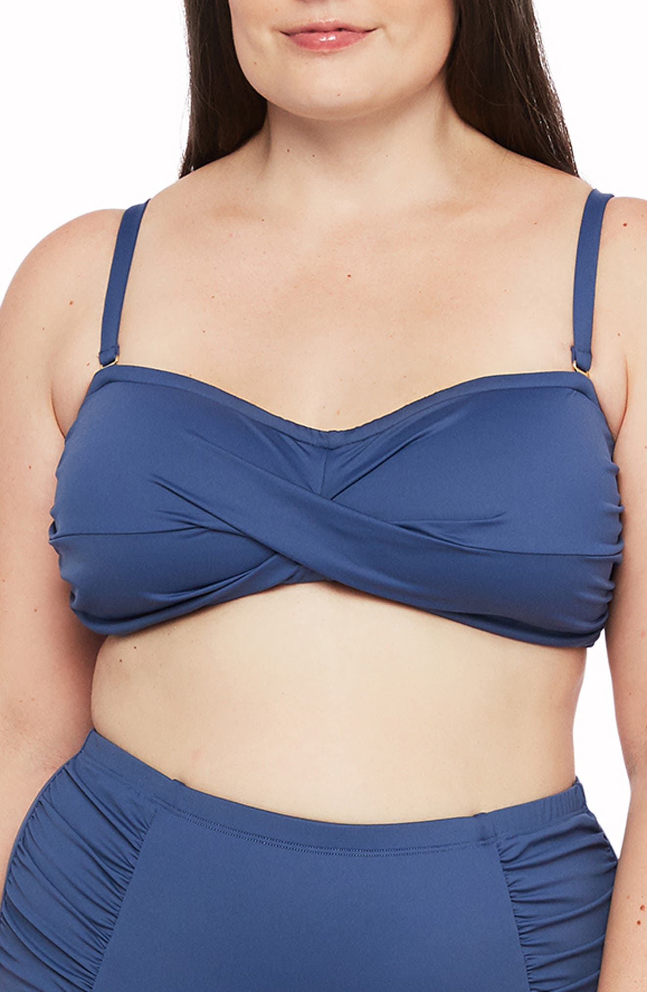 bandeau bikini plus size