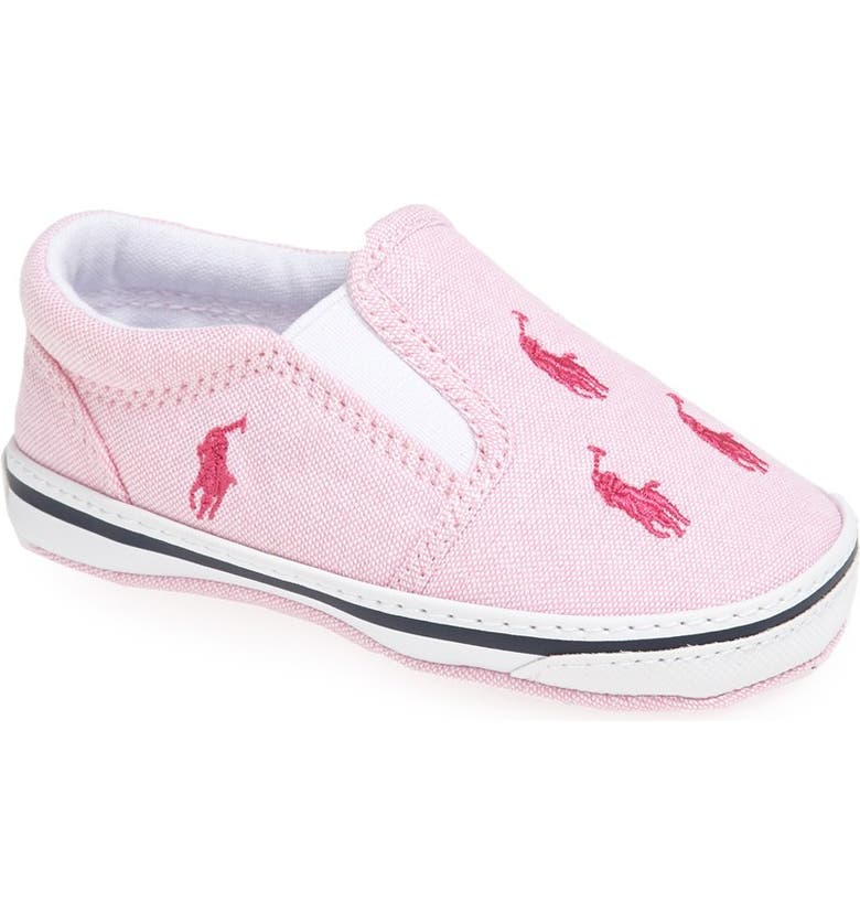 Ralph Lauren Layette Sneaker (Baby Girls) | Nordstrom