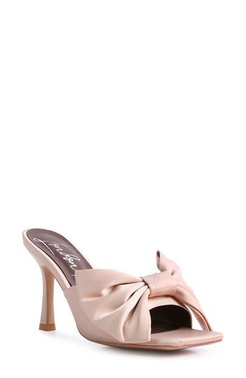 Shop London Rag Wonderbuz Bow Sandal In Latte