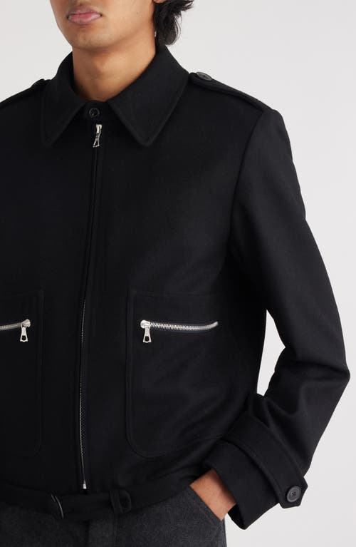 Shop Dries Van Noten Verona Wool Jacket In Black