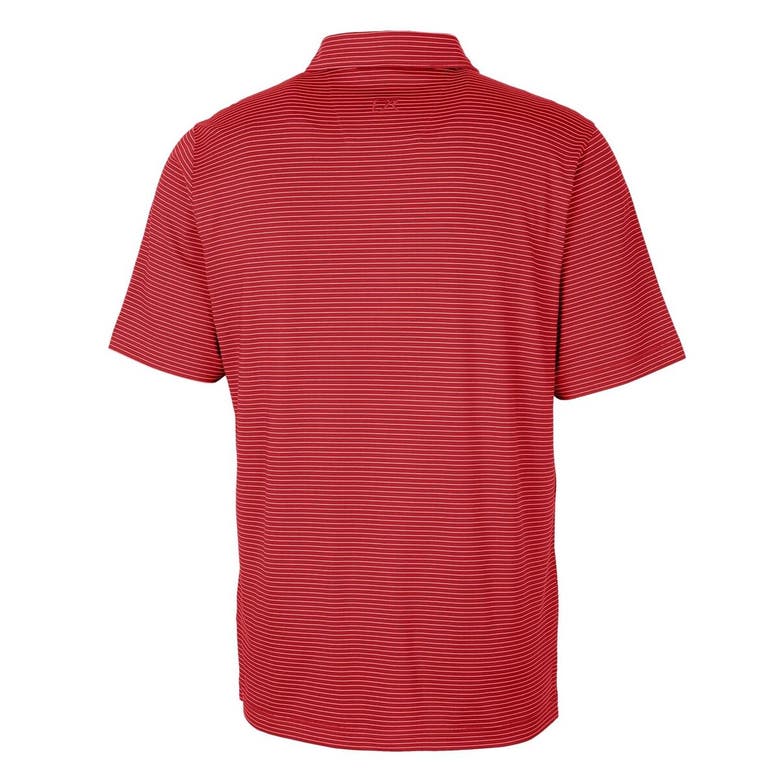 Shop Cutter & Buck Red Carolina Panthers Forge Pencil Stripe Polo