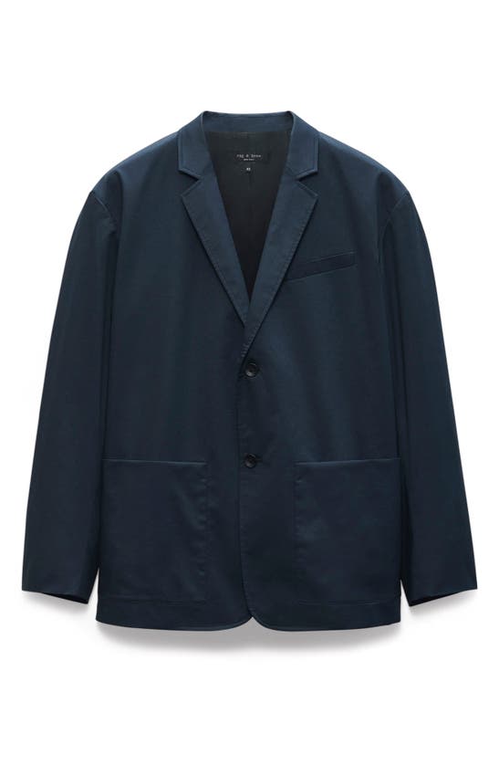 Shop Rag & Bone Shift Cotton Blazer In Salute